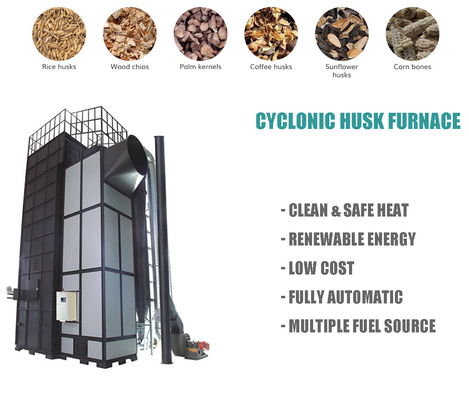 Sawdust Burning Furnace With Biomass Combustion Systems 1.5 Million Kcal/H
