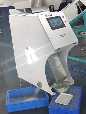 500 Kgs / H χωρητικότητα Μίνι ρύζι CCD διαλογή χρώματος με 32 εκτοξευτές