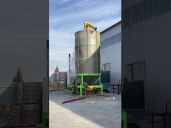 Αποδοτικός και γρήγορος κινητός στεγνωτής καλαμποκιού 12 τόνων.